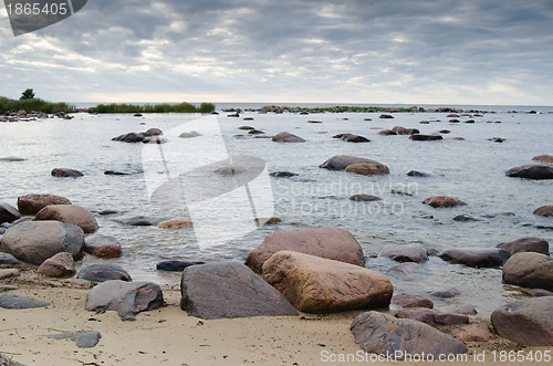Image of Stones on coast of Baltic sea