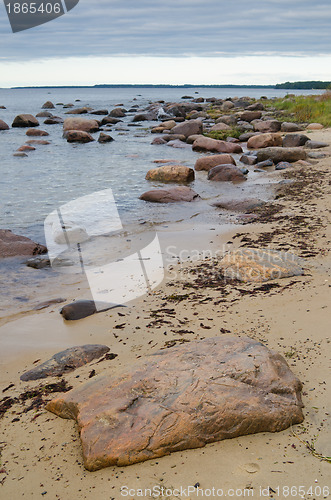 Image of Stones on coast of Baltic sea