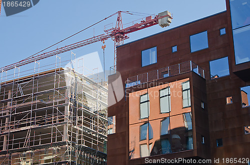 Image of A under construction building 