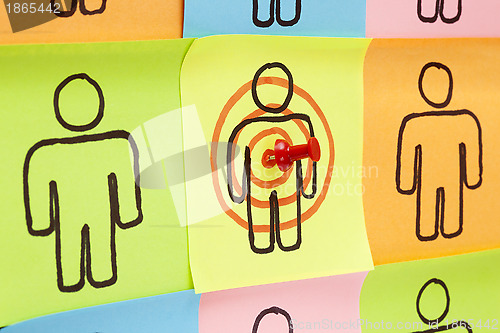 Image of Target Your Customers Sticky Notes