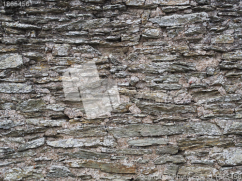 Image of old grey slate wall