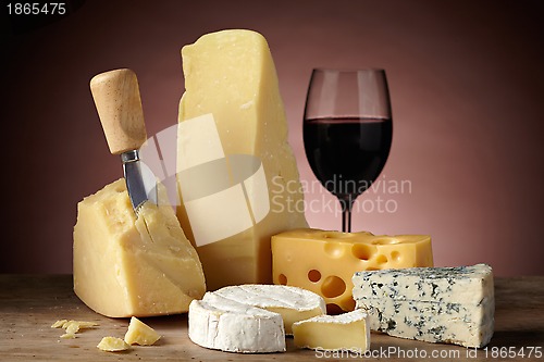 Image of still life with cheese