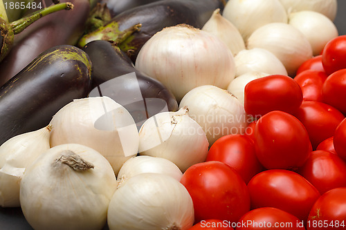 Image of Multicolored Vegetable Variety background