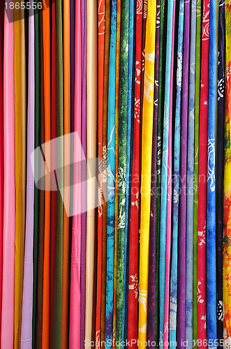 Image of Light Colorful Fabrics 