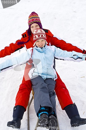 Image of On the snow