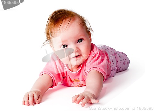 Image of adorable little baby girl