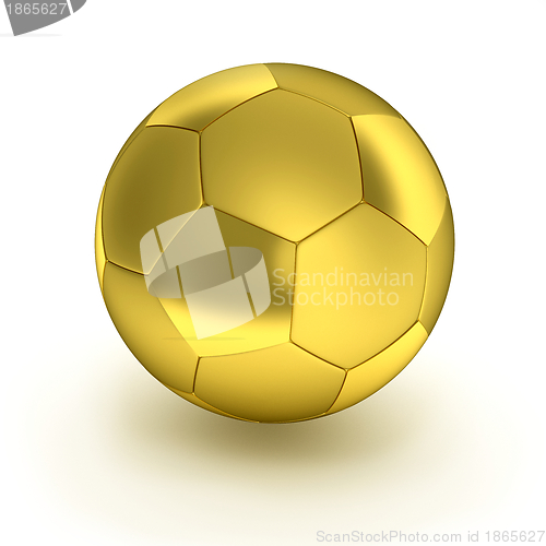 Image of Gold Soccer ball