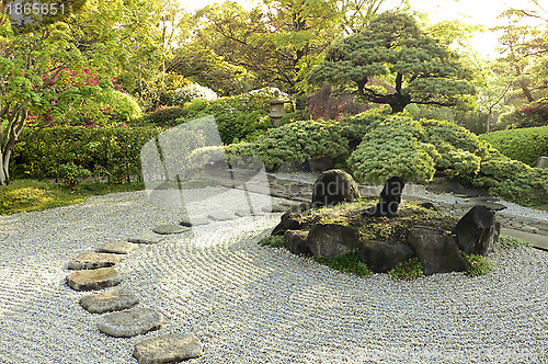 Image of stone garden