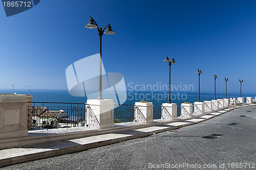 Image of promenade in Rodi Garganico Apulia