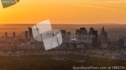 Image of Sunset Over La Defense