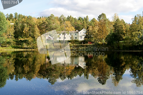 Image of Villa by a dam