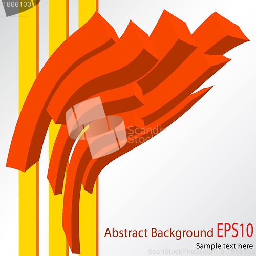 Image of Abstract red vector background