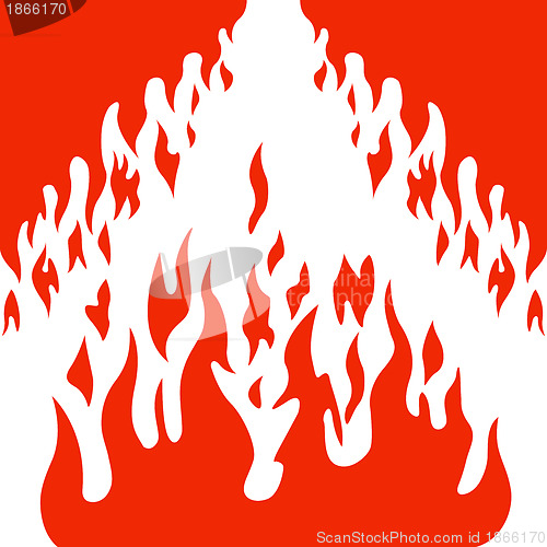 Image of Burn flame fire vector background