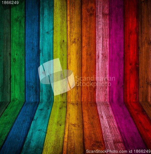 Image of colorful wood Background