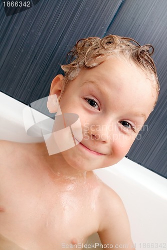 Image of Boy in the bath