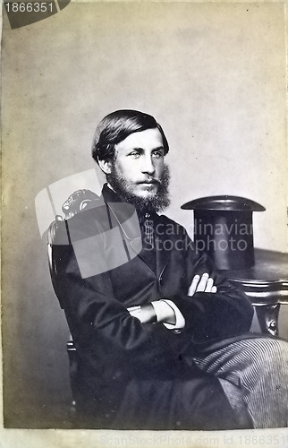 Image of Vintage photo man