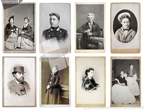 Image of group of old photographs