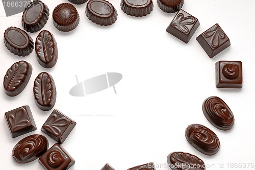 Image of chocolate frame