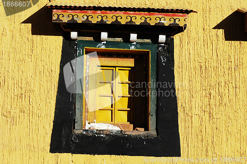 Image of Typical Tibetan window