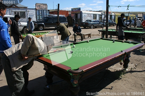 Image of Playing pool