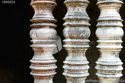 Image of Stone art relics at Angkor, Cambodia