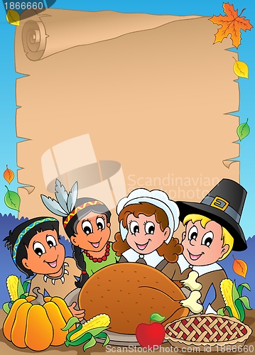 Image of Thanksgiving theme parchment 5