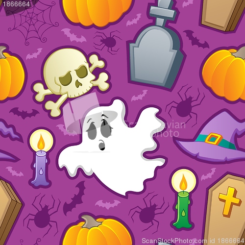 Image of Halloween seamless background 3