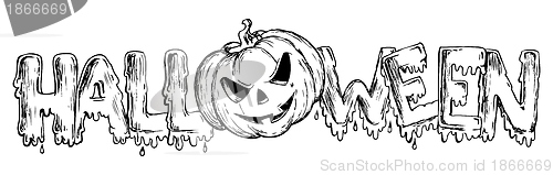 Image of Halloween theme drawing 3