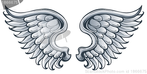 Image of Abstract image with wings 2