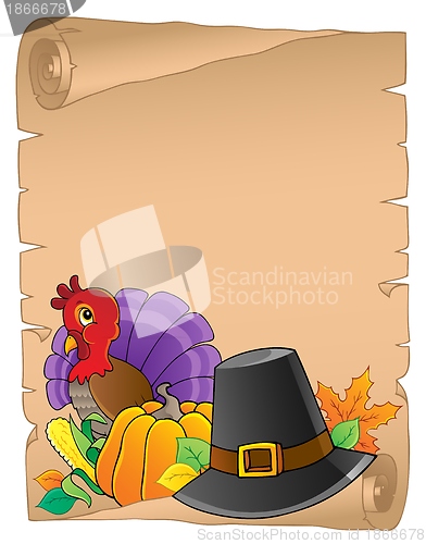Image of Thanksgiving theme parchment 2