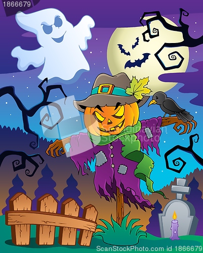 Image of Halloween scarecrow theme image 2