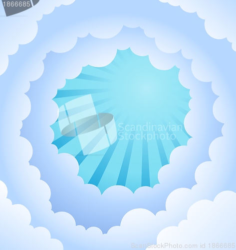 Image of Ray theme abstract background 2