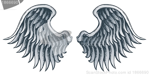 Image of Abstract image with wings 3