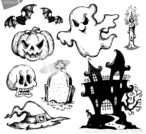 Image of Halloween drawings collection 1