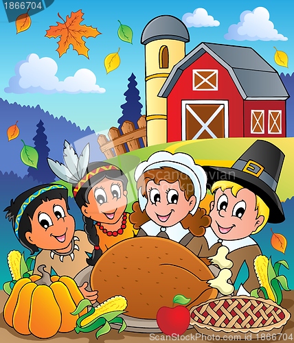 Image of Thanksgiving pilgrim theme 4