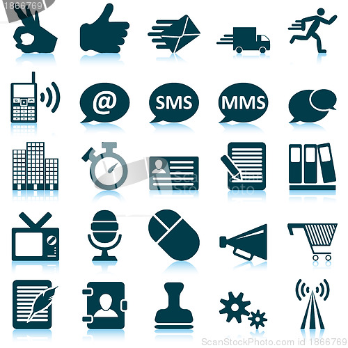 Image of Office  icon set