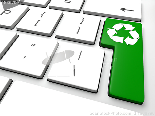 Image of Recycling key