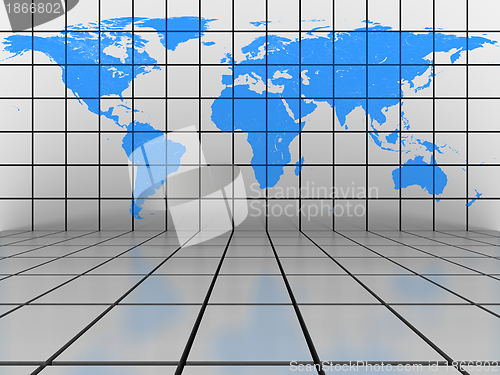 Image of World map background