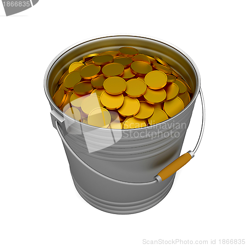 Image of Bucket coins