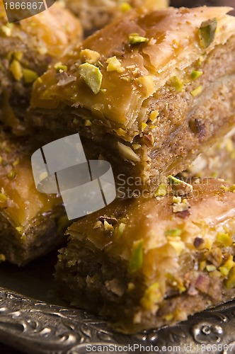 Image of Baklava - traditional middle east sweet desert