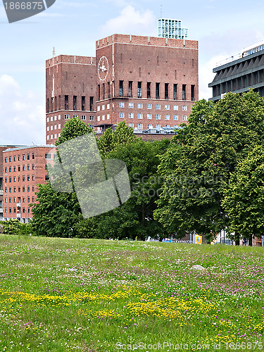 Image of The City Hall of Oslo, Norway