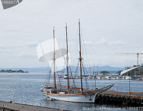 Image of Old sailing ship in Oslo, Norway