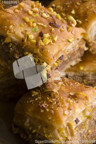 Image of Baklava - traditional middle east sweet desert