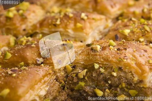 Image of Baklava - traditional middle east sweet desert