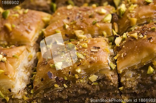 Image of Baklava - traditional middle east sweet desert