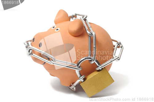 Image of Piggy Bank in Chains