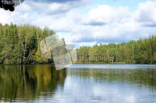 Image of Landscape with lake