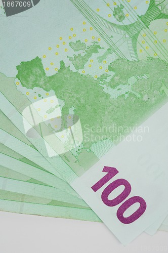 Image of euro banknotes