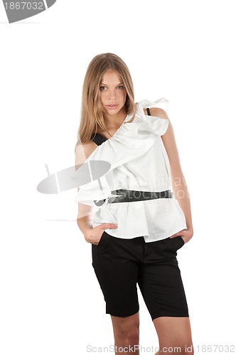 Image of beautiful blond woman