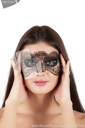 Image of girl at mask